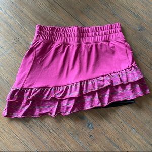 Skirt Sports size S asymmetrical magenta skort